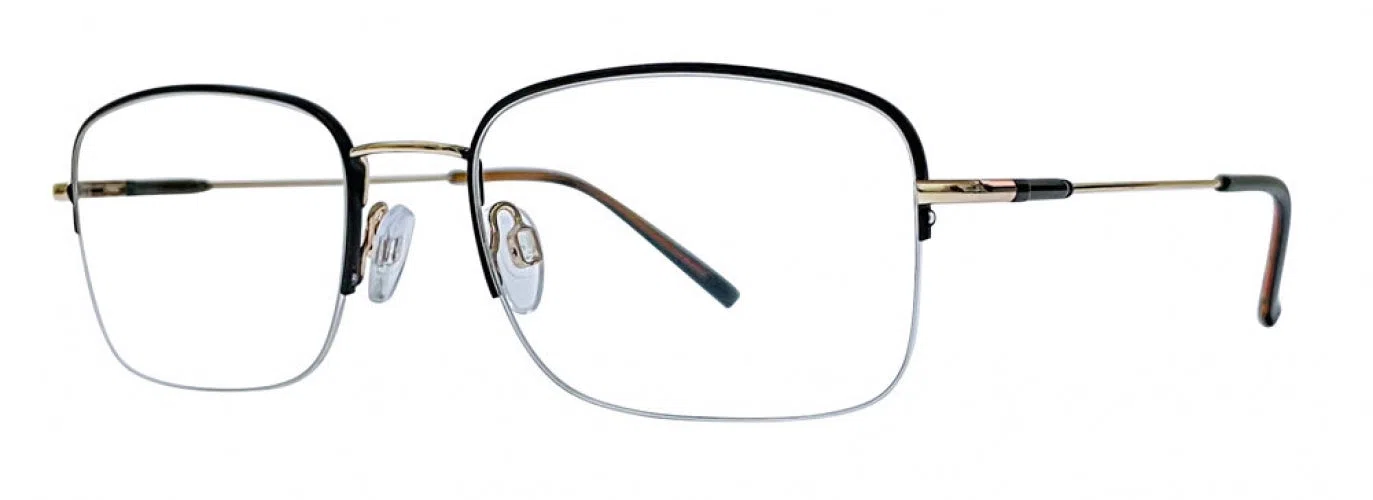 Stetson Stainless SSS601 Eyeglasses - Noir/gold
